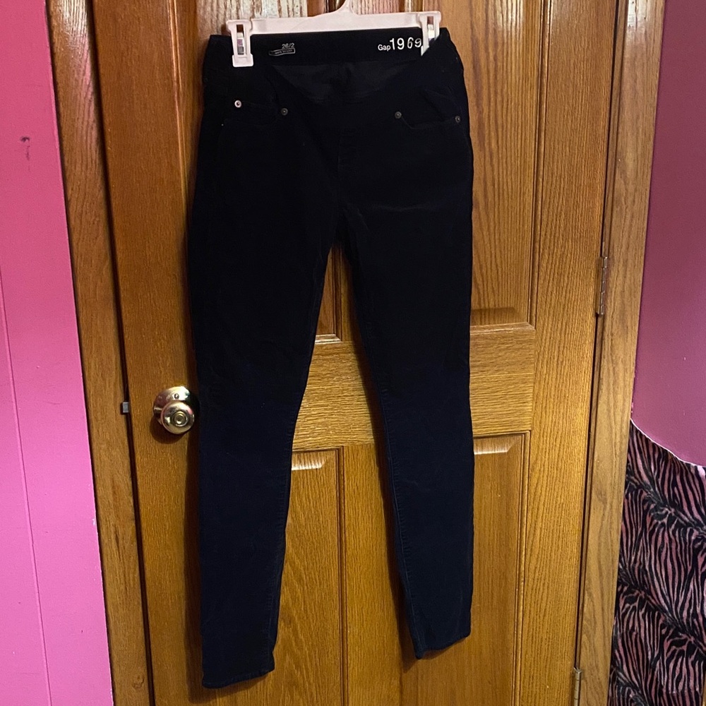 GAP Black 1969 Skinny Maternity Jeans